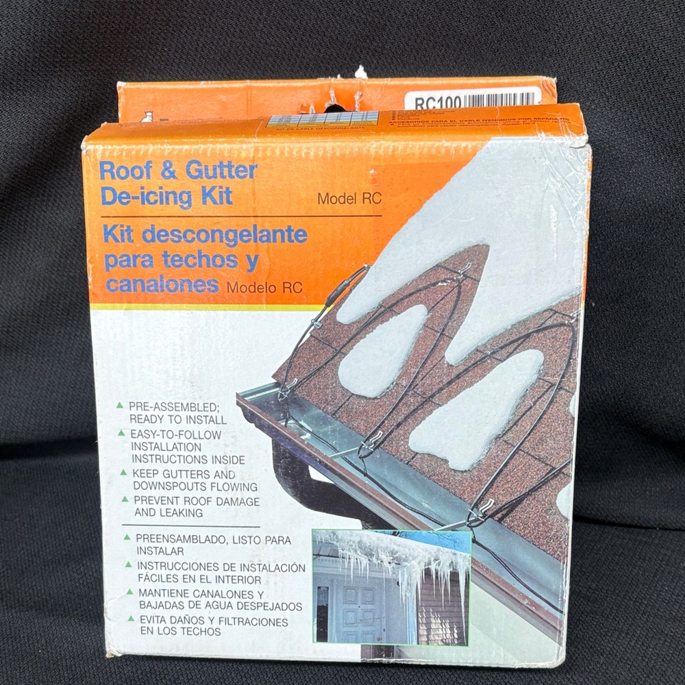 Roof & Gutter De-icing Kit